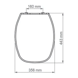 Tapa inodoro Roca monaco caida suave