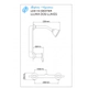 Griferia de ducha Aquor Dexter s/transf cr LDX110