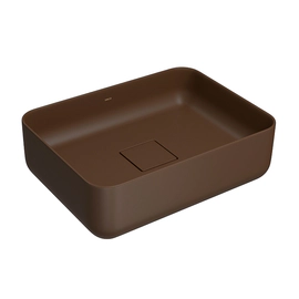 Bacha Deca Slim de apoyo rectangular marron mate L.13040.22