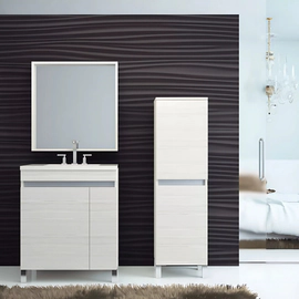 Vanitory Schneider 70cm aqua sin mesada blanco texturado