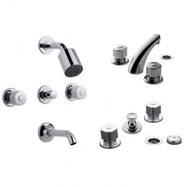 Grifería completa de baño FV Arizona Kit 900.03/B1CR