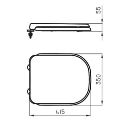 Tapa asiento Ferrum bari blanco BAR-TP-015-BL