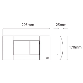 Tapa Ideal suma dual blanca 81200