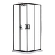 Box ducha Utility 90x90x195cm aquaswim marcos negros