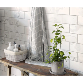 Malla Misiones Subway Ariston White 30x30