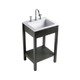 Mueble Ferrum Symi marron X5DRP s/mesada ARM-MB-003-MO