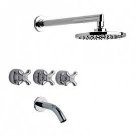 Griferia Baño Completa Fv Malena 16 Lavatorio Bidet Ducha Mo