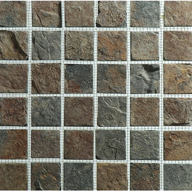 Revestimiento Misiones Malla Bamako 5 oxido SL02004