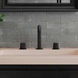 Grifería lavatorio Andez Flow Diamond Negro 0500.43.1.07.07