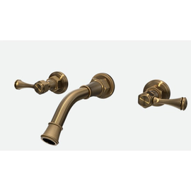 Griferia De Pared Antique Lever Bronce Viejo Andez 550.41.05