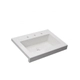 Mesada Schneider Terra Recta 3ag 60cm Blanca
