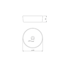 Bacha Peirano Redonda Negro mate BCH11N