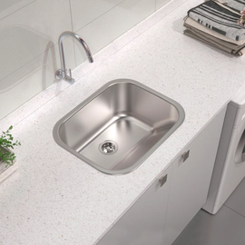 Bacha de lavadero Tramontina 50x40cm hera 34L satinado 94400107