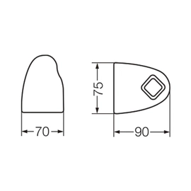 Toallero para barral Ferrum fix blanco ATF1C B