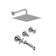 Griferia Hidromet Completa Triumph Lava Pared Bañera D.cuad