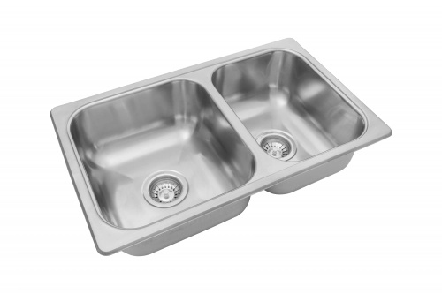 Bacha de cocina doble Johnson R63/18F