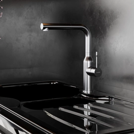 Grifería de cocina Andez monocomando urbana acero inox 400.53.1.04.04