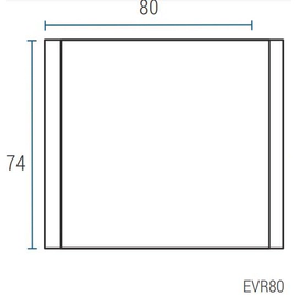 Espejo Para Baño Schneider Rivo 80cm California Evr80