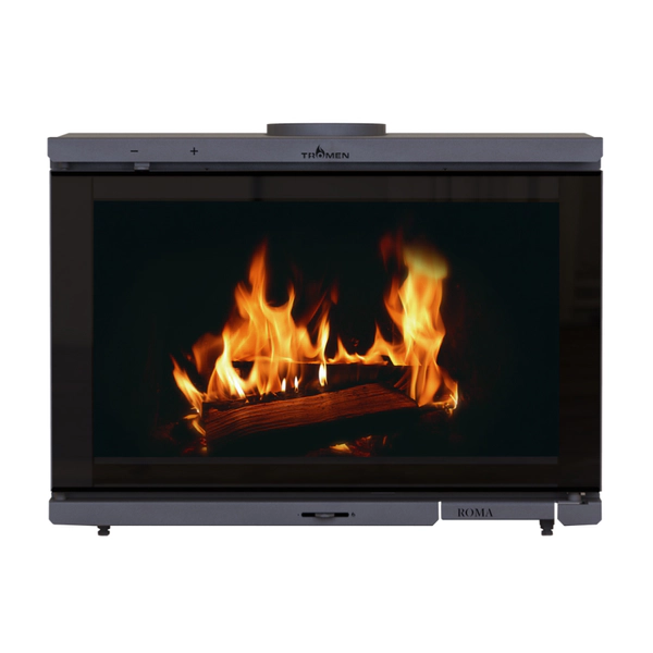 Calefactor Leña PRF Roma Black 23000 Kcal 01-000-111 Tromen