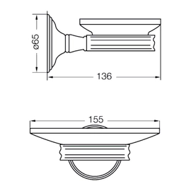 Jabonera FV liberty veracruz cromo 0168/46-CR