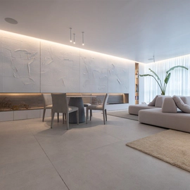 Porcelanato Vite 120x120 Liscio white nat cal 1º