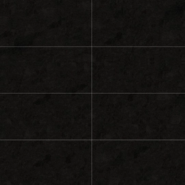 Porcelanato Vite 80x80 basaltina black natural 1º