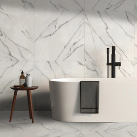 Porcelanato Alberdi 60x120 Bari bianco pul 1°