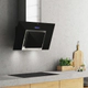 Campana de Cocina TST línea ESPEJO 90-A-3V-CM 280-90