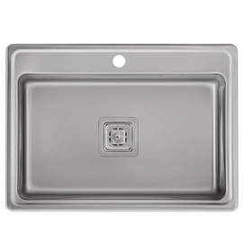 Bacha de cocina Mi pileta 60x42x18 con sifon y agujero dosificador 783E