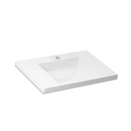 Mesada Schneider Aqua 60 1 agujero blanca