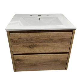 Vanitory Aereo Campi Zamba Roble verona 60 cm c/mesada 3 aguj ZA60CL3