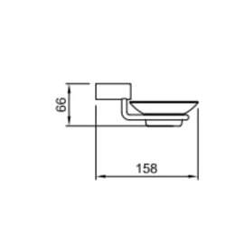 Accesorio de baño Jabonera Peirano L.10000 cr