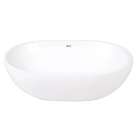 Bacha apoyo oval lea 45x29.5CM blanco Roca