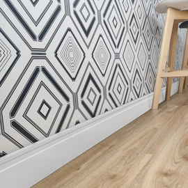 Zócalo Reforma Line Epsilon 120 x 20 x 2,44 Blanco Mate 2351E Atrim
