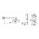 Griferia ducha Hidromet One 2 vias c/transf 3003 cr