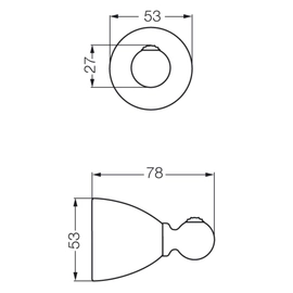 Percha FV margot cromo 0166/62-CR