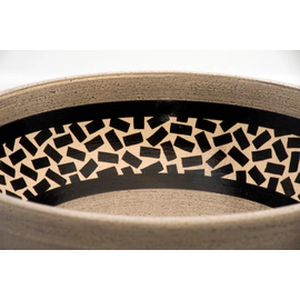 Bacha Fango Redonda semillas gris 35x13 201