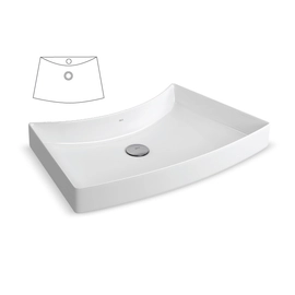 Bacha Deca Classic rectangular 1 ag bco 60.5X39X70 L.127.17