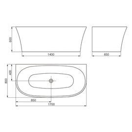 Bañera isla Ferrum khios mural KHI-IS-011-BL