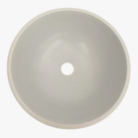 Bacha Fango redonda baja cemento lisa 35cm RB35CL
