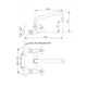 Griferia cocina Fv Pared Exterior Allegro 409/15 Cromo