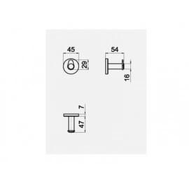 Accesorios Baño Andez Percha Simple Next