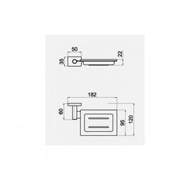 Accesorios Baño Andez Jabonera de Aplicar Klub