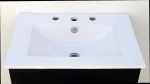 Mesada de Vanitory Urbis Quantum 3 Agujeros Blanca