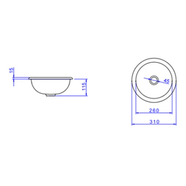 Bacha Deca Classic de sobremesada bca L.50.17
