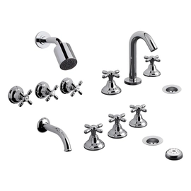 Grifería de baño FV newport plus kit completo 0900.03/B2P-CR