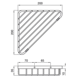 Jabonera FV grand hotel esquinera grande 0704.10/37-CR