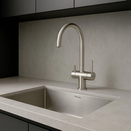 Griferia Monocomando cocina C/filtro purifircador acero Peirano Vita 22-178