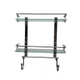 Accesorio Repisa Perchero Doble Cristal Niquel Cromo Kurymar