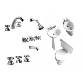 Juego baño completo Andina Ferrum + Griferia completa